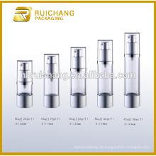 20ml / 25ml / 30ml / 40ml / 50ml Aluminium Airless Flasche für kosmetische Lotion Creme, Aluminium Kosmetik Airless Flasche